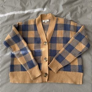 Plaid Madewell Cardigan